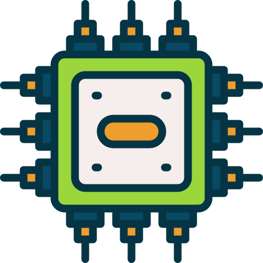 cpu Generic Outline Color icon