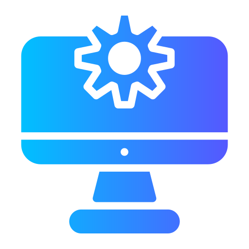 komputer Generic Flat Gradient ikona