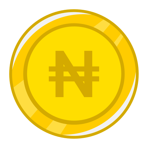 Naira Generic Outline Color icon