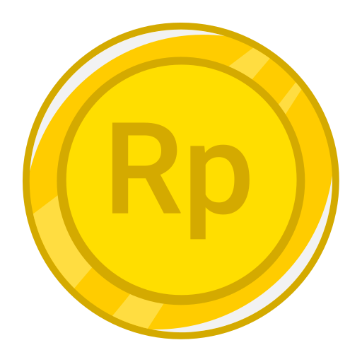 rupiah Generic Outline Color icon