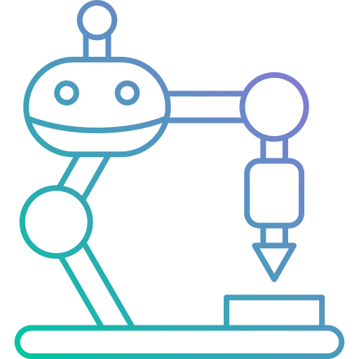 로봇 Generic gradient outline icon