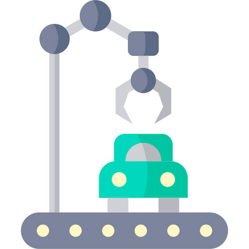 Car manufacturing Generic color fill icon