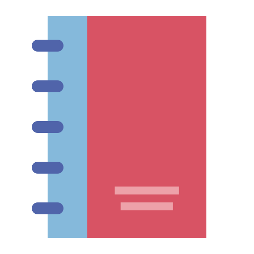 cuaderno Generic Flat icono