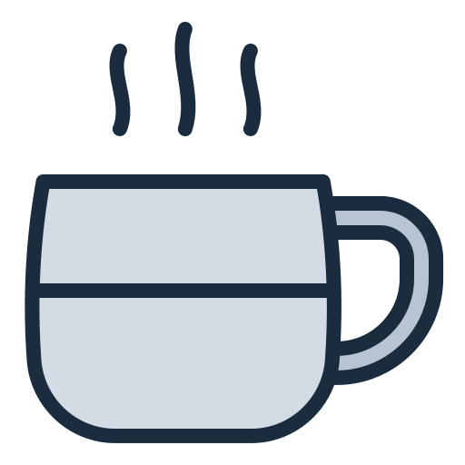 café Generic Outline Color icono