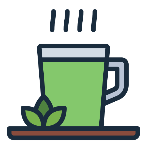 tè verde Generic Outline Color icona