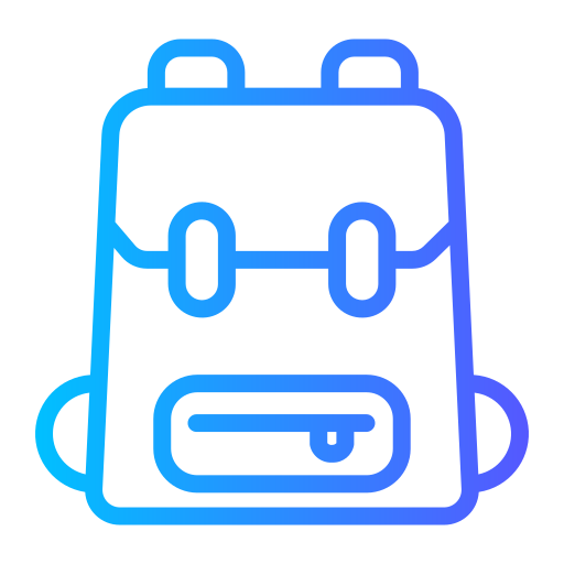 rucksack Generic Gradient icon