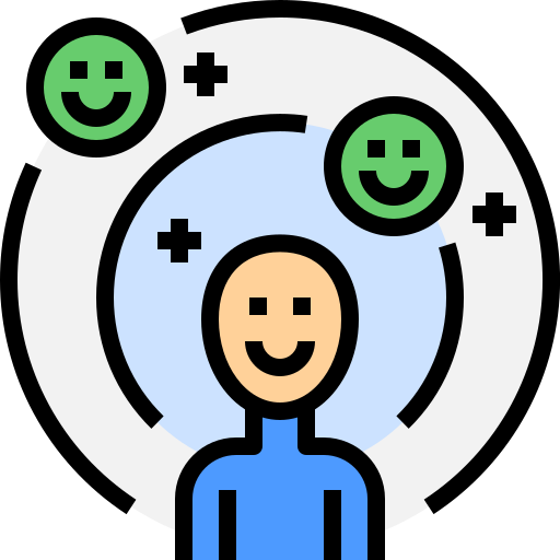 Positive thinking Generic Outline Color icon