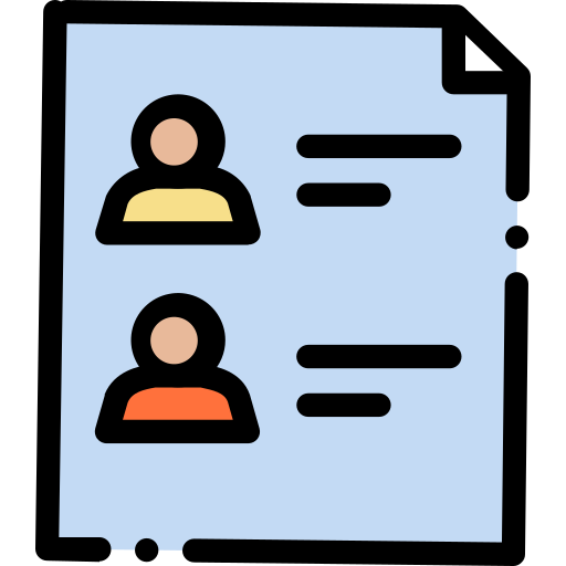 zarządzanie kandydatami Generic Outline Color ikona