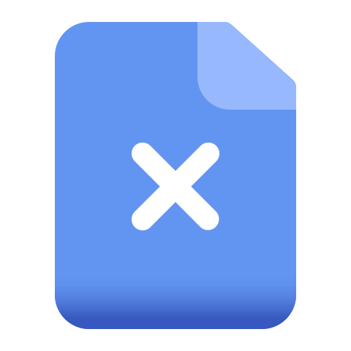 ファイルを削除する Generic Flat icon