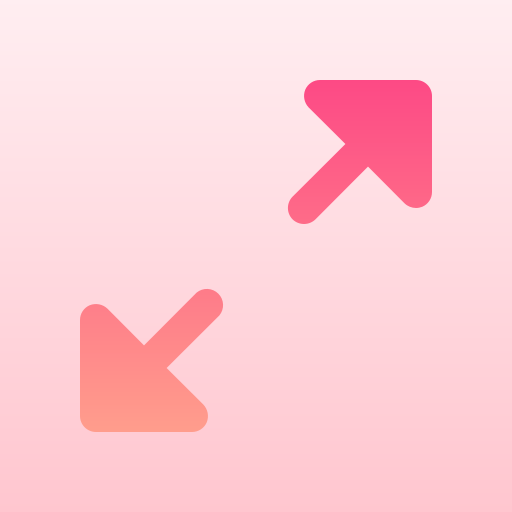 Expand arrows Generic Flat Gradient icon