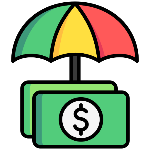 assicurazione sugli investimenti Generic Outline Color icona