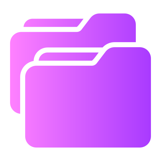 mappe Generic Flat Gradient icon