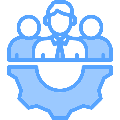 teamleiding Generic Blue icoon
