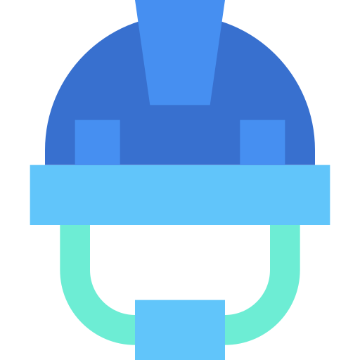 casco di sicurezza Generic Blue icona