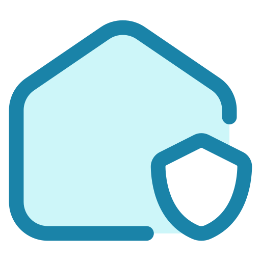 huis verzekering Generic Blue icoon