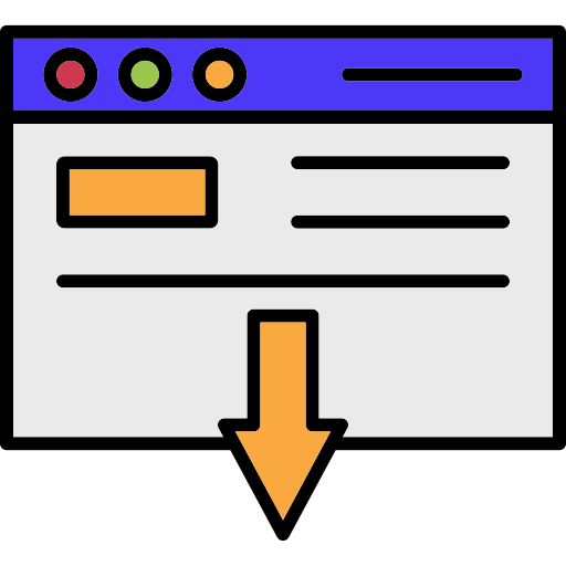 ランディングページ Generic Outline Color icon