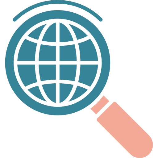 ricerca globale Generic Flat icona