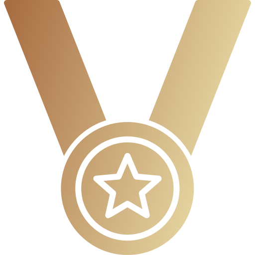 medaglia Generic Flat Gradient icona