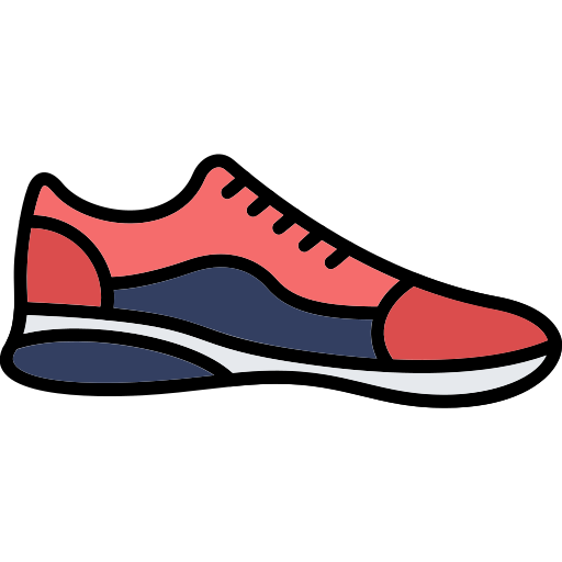Running shoes Generic Outline Color icon