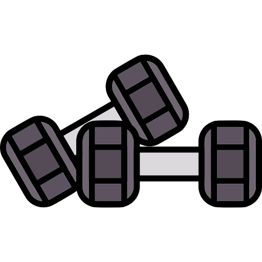 Dumbbells Generic Outline Color icon