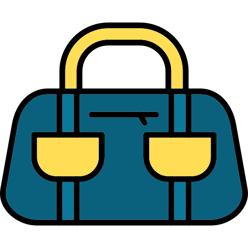 Gym bag Generic Outline Color icon