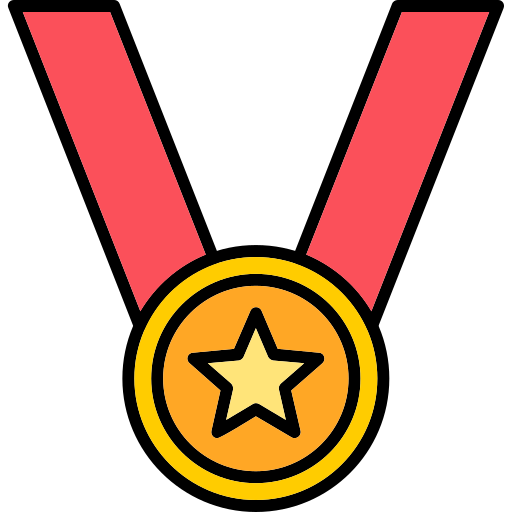 Medal  Generic Outline Color icon