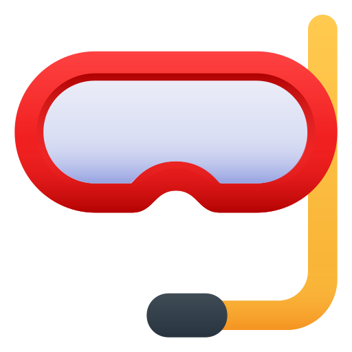 Diving goggles Generic Flat Gradient icon