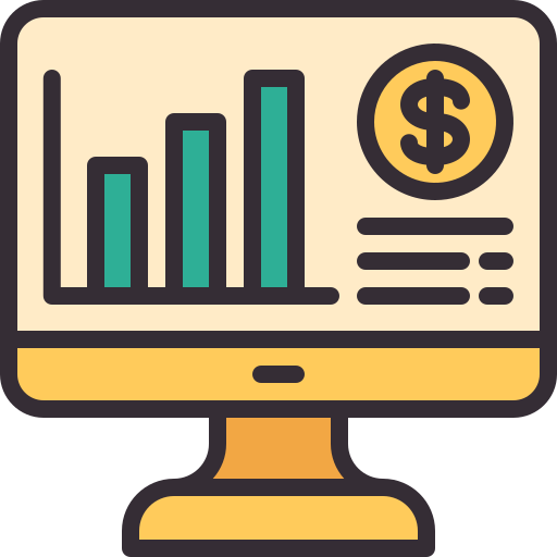 Stock market Generic Outline Color icon