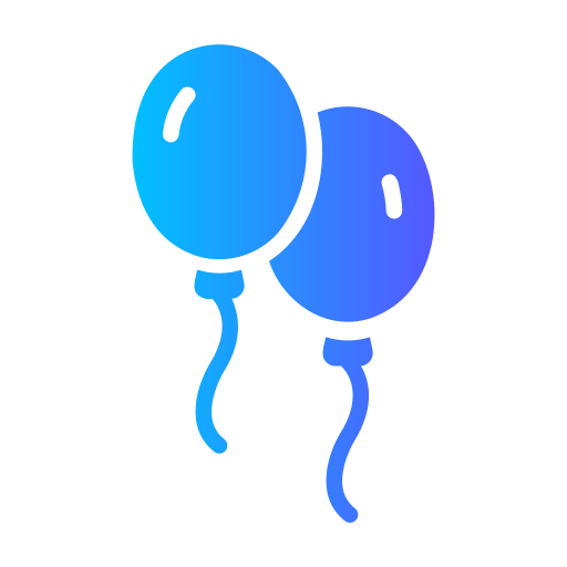 ballon Generic Flat Gradient icoon