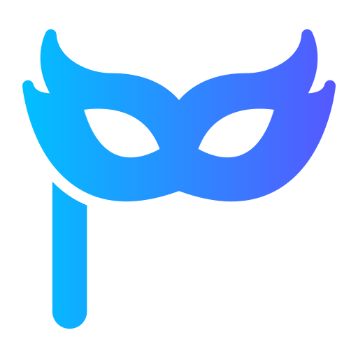 maska na oczy Generic Flat Gradient ikona