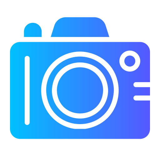 fotocamera Generic Flat Gradient icoon
