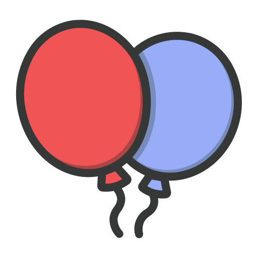 Надувные шары Generic Outline Color иконка