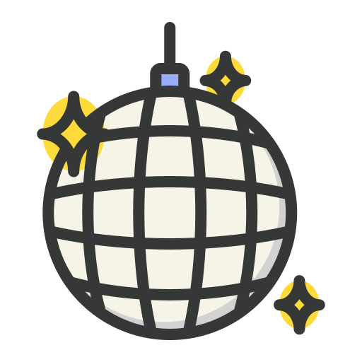 disco ball Generic Outline Color icon