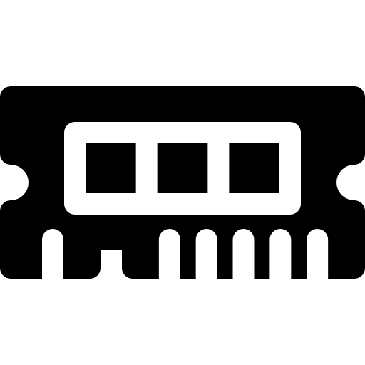 pamięć Basic Rounded Filled ikona