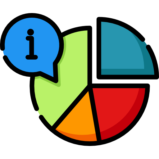 cirkeldiagram Special Lineal color icoon