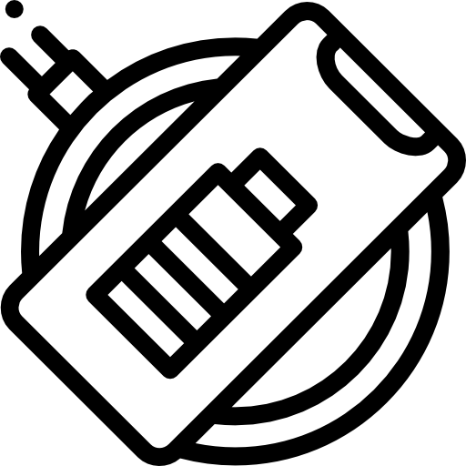 oplader Detailed Rounded Lineal icoon