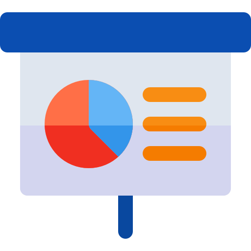 Presentation Basic Rounded Flat icon