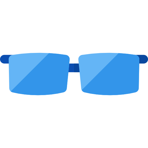 Óculos Basic Rounded Flat Ícone