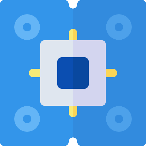 Cpu Basic Rounded Flat icon