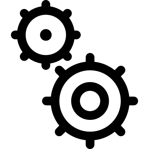 Шестерни Basic Rounded Lineal иконка