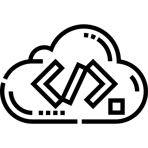 クラウドコンピューティング Detailed Straight Lineal icon