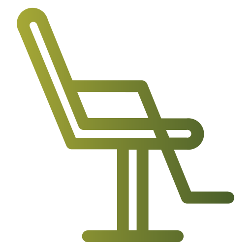 Barber chair Generic Gradient icon