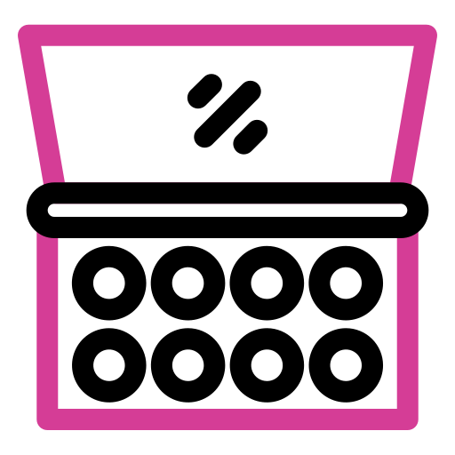 化粧 Generic Outline Color icon