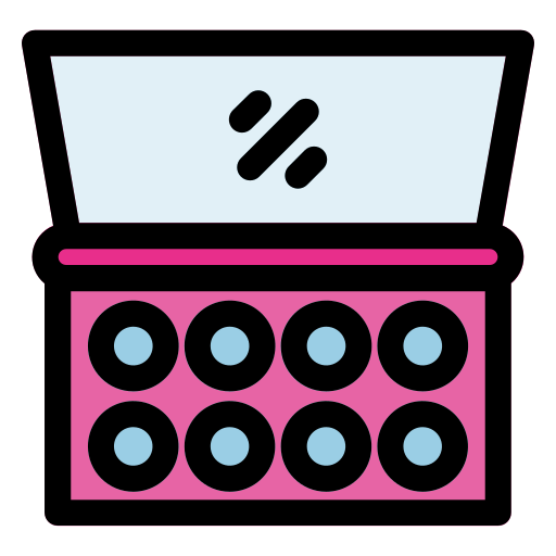 Makeup Generic Outline Color icon