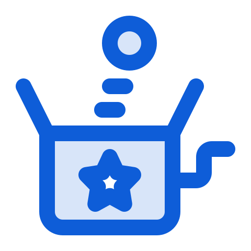 Surprise box Generic Blue icon