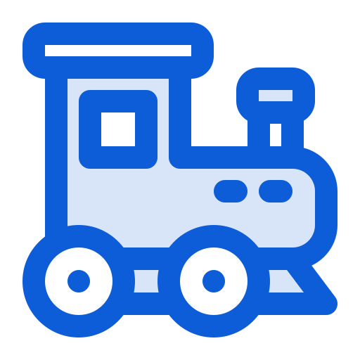 장난감 기차 Generic Blue icon