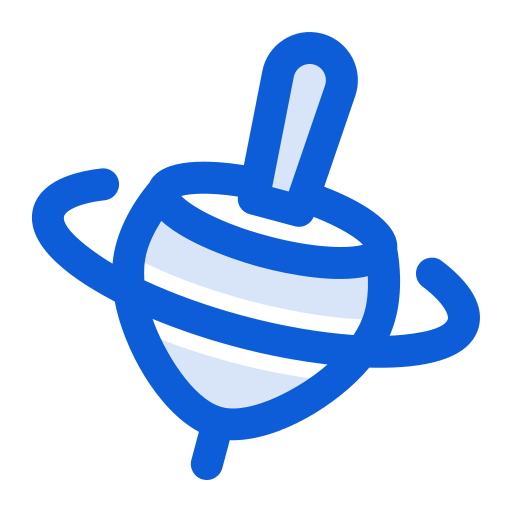 Spinning Top Generic Blue icon