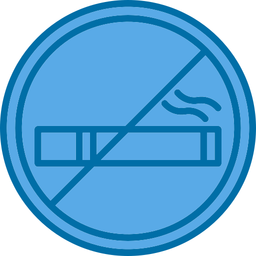 喫煙禁止 Generic Blue icon