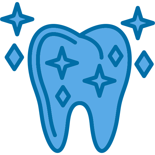 tanden bleken Generic Blue icoon