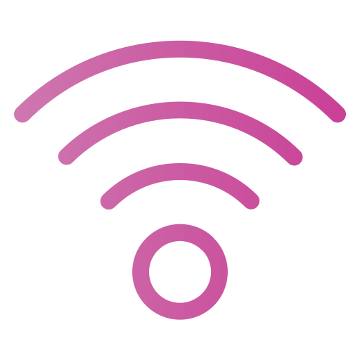 conexión wifi Generic Gradient icono